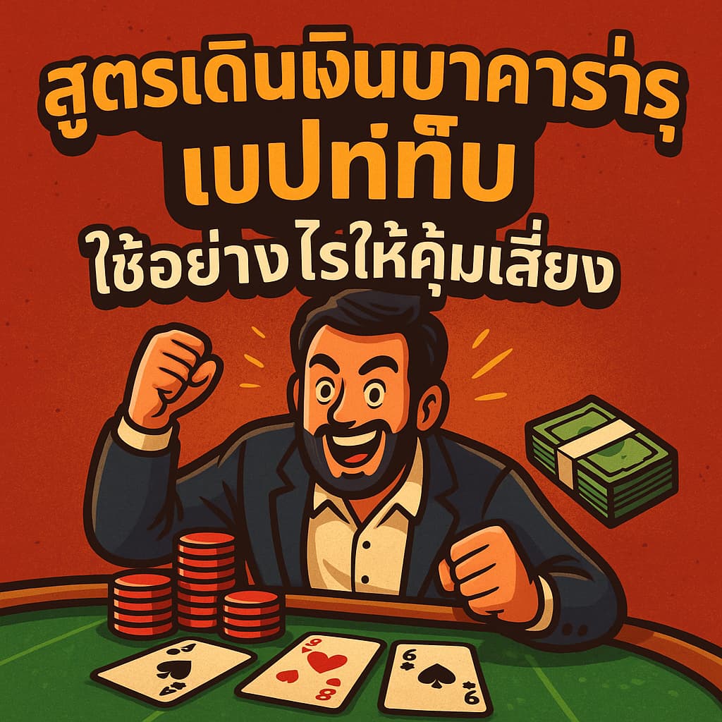 สูตรเดินเงินบาคาร่าแบบทบ ใช้งานอย่างไรให้คุ้มที่สุด