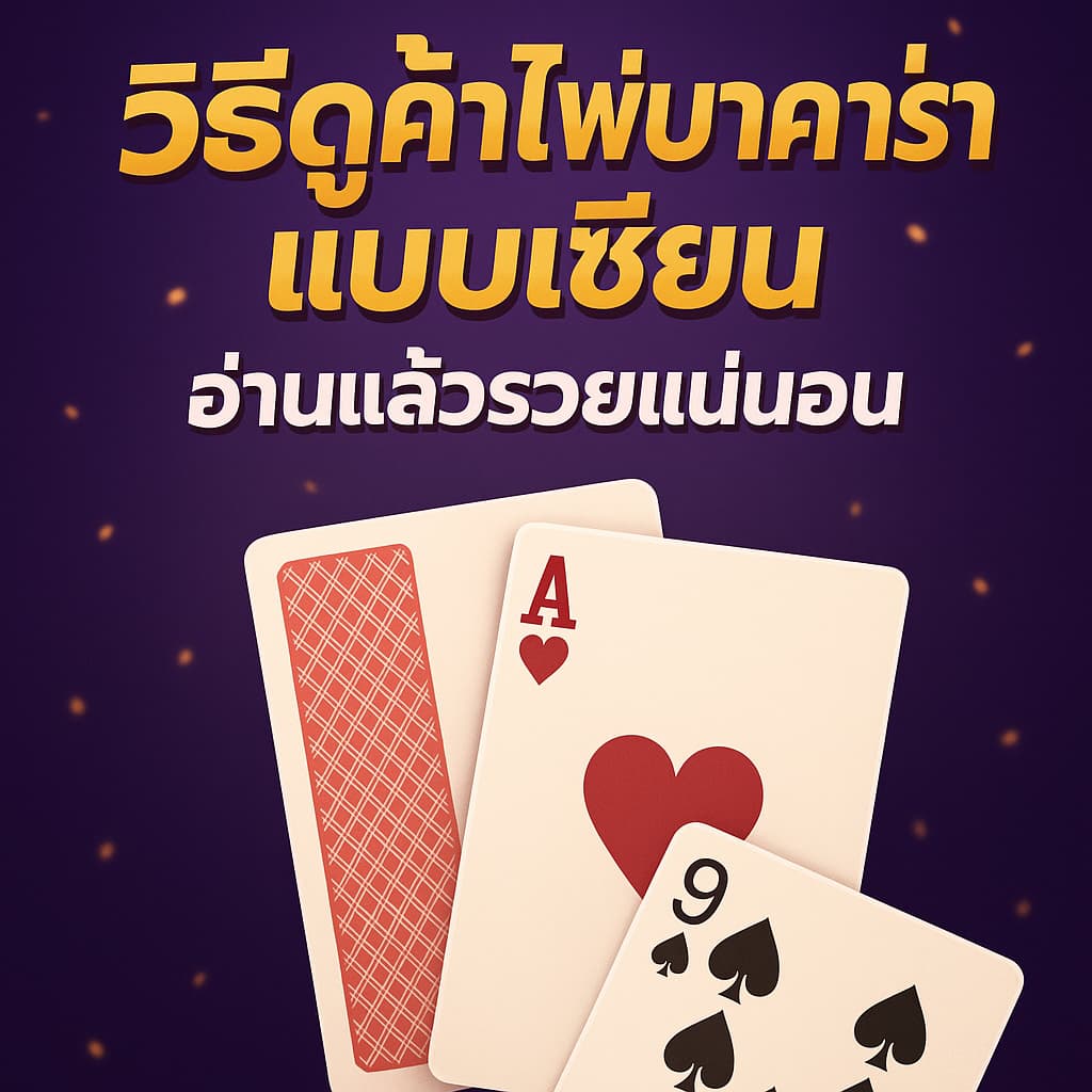 วิธีดูเค้าไพ่บาคาร่าแบบเซียน อ่านแล้วรวยแน่นอน